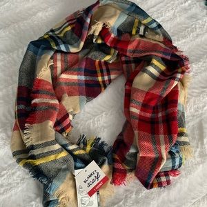 BNWT or worn once! Bundle of 3 plaid scarves!